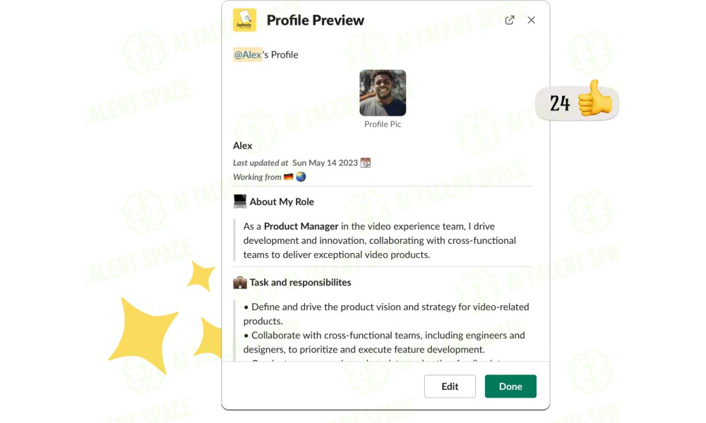AI-powered Profile For Slack - Image 1