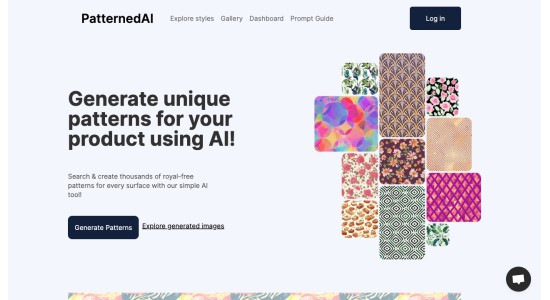 PatternedAI - Seamless Pattern Maker with Artificial Intelligence