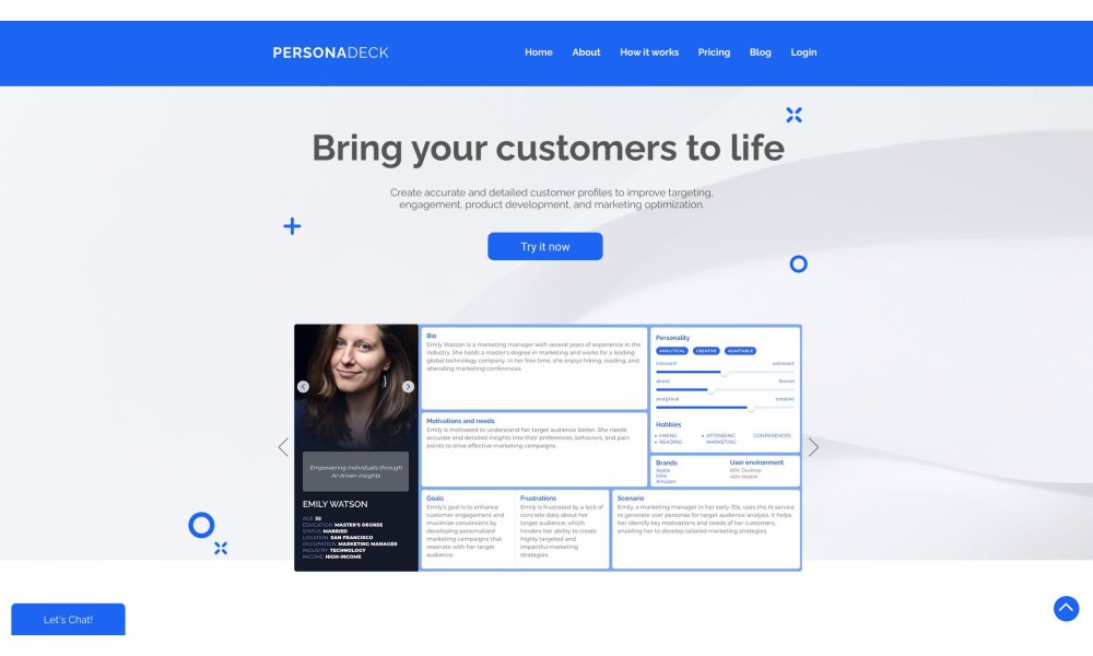Personadeck.io