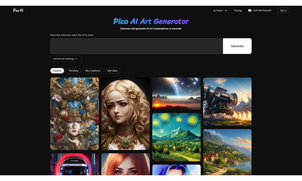 Pica AI Art Generator