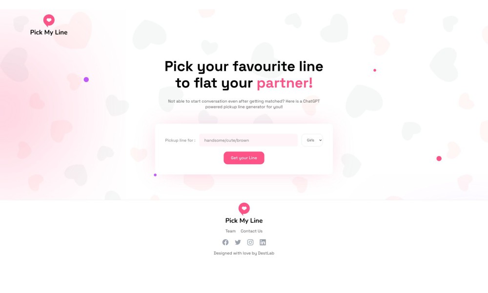 Pickmyline