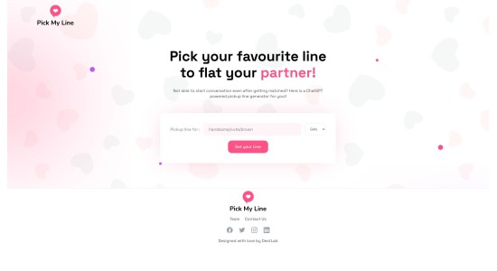 Pickmyline