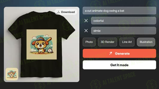 AI t-shirt design generator - Image 1