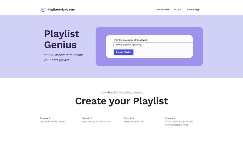 PlaylistGeniusAI