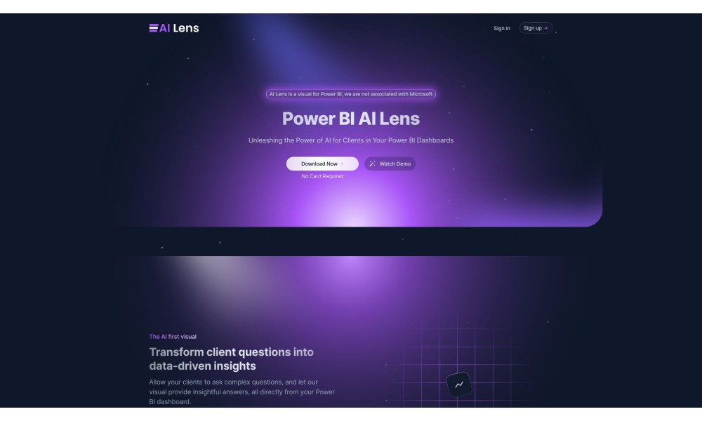 AI Lens For Power BI