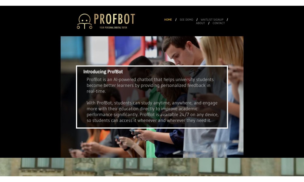 ProfBot: Your Personal Digital Tutor