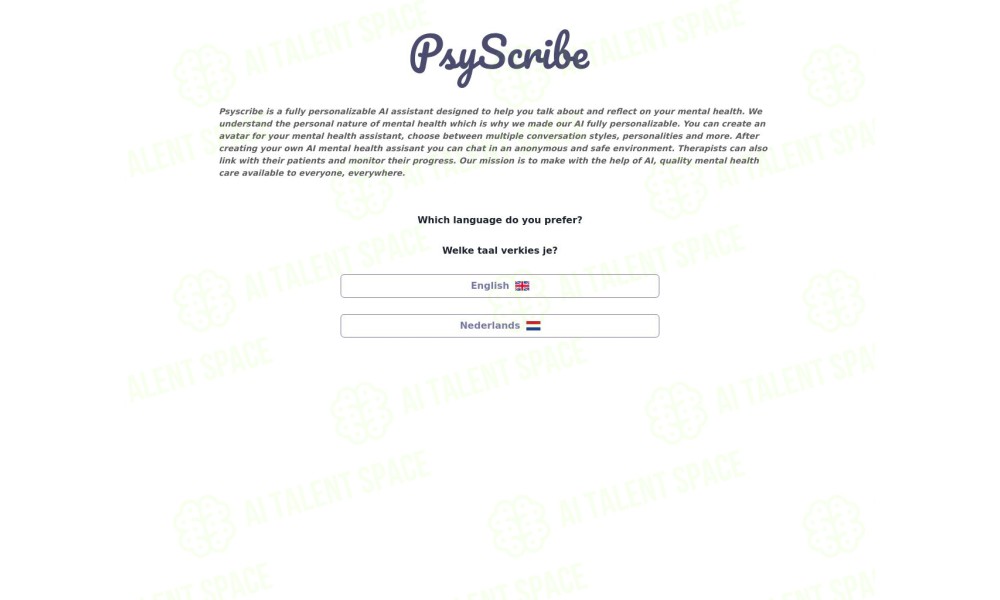 PsyScribe - Your AI Therapist And Mental Health Support - Image 1