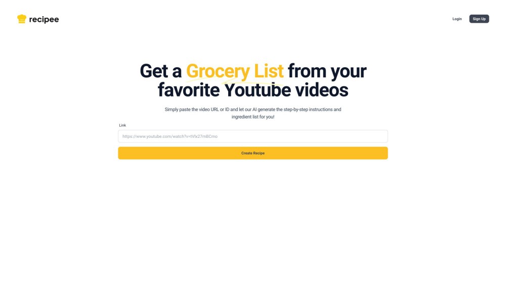 Grocery List AI