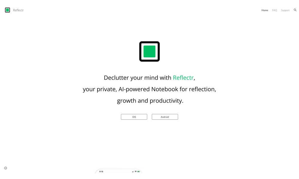 Reflectr AI Journal & Notebook