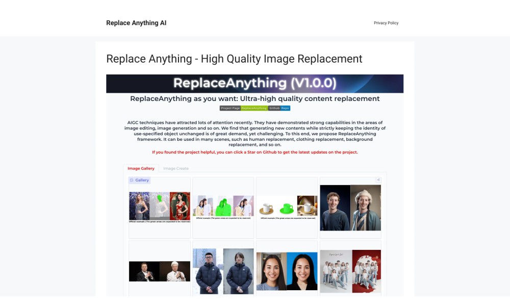 Replace Anything AI