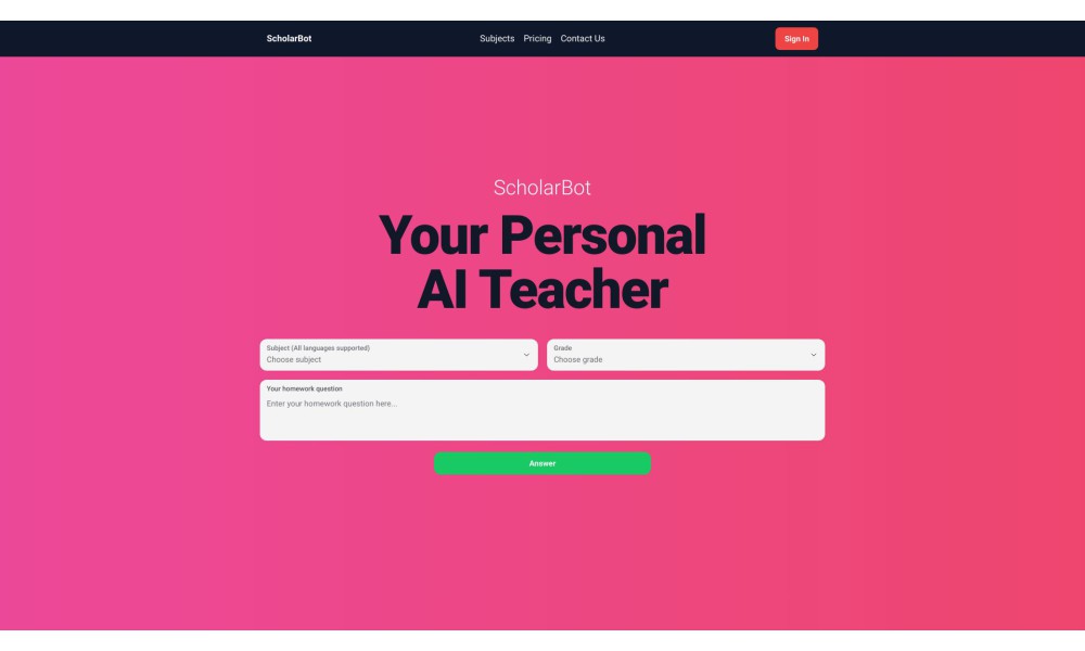 ScholarBot