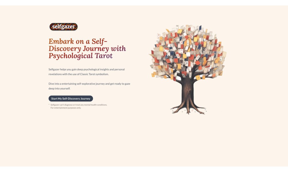 Selfgazer - Psychological Tarot Readings and Self-Exploration