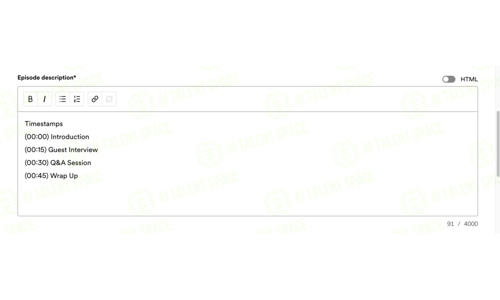 Podcast Show Notes Generator - Image 4