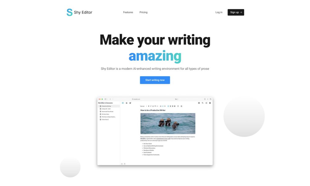 Shy Editor