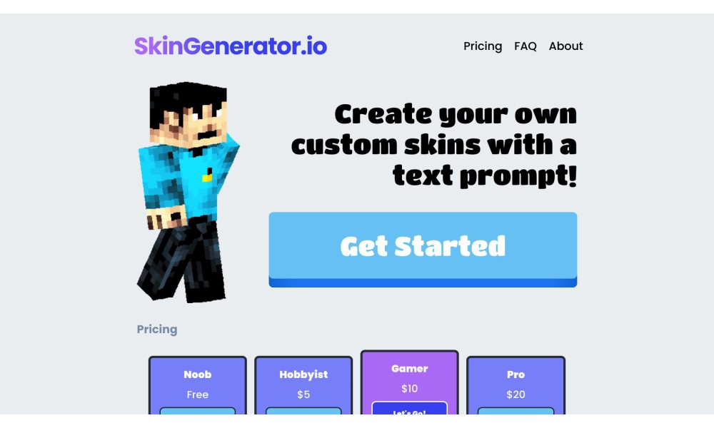skingenerator.io - A Minecraft Skin Generator