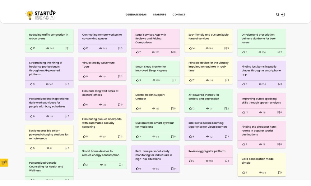Startup Ideas AI