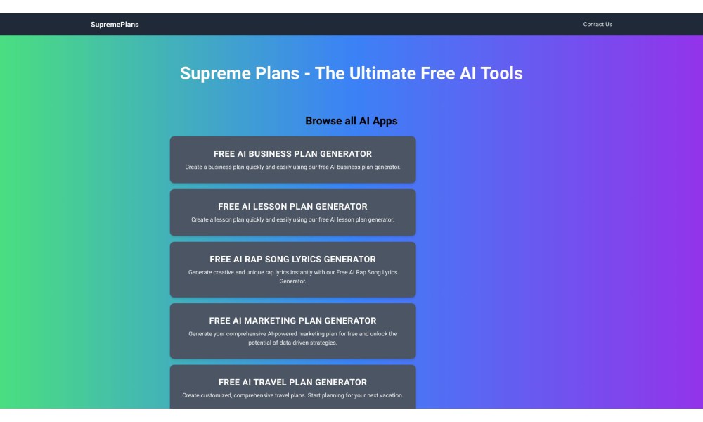 SupremePlans