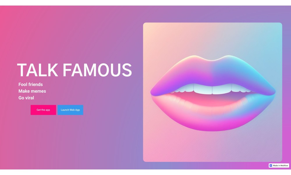 Talk Famous - AI Voice Generator