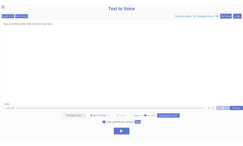Online Text to Speech with Emotions