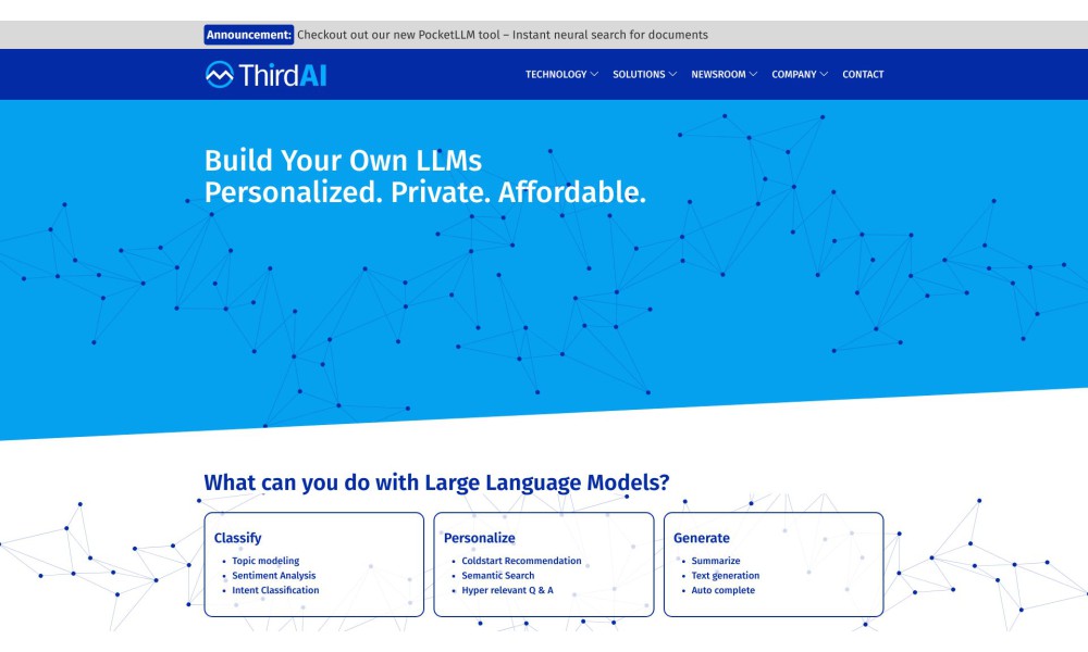 ThirdAI - Making AI Accessible For All
