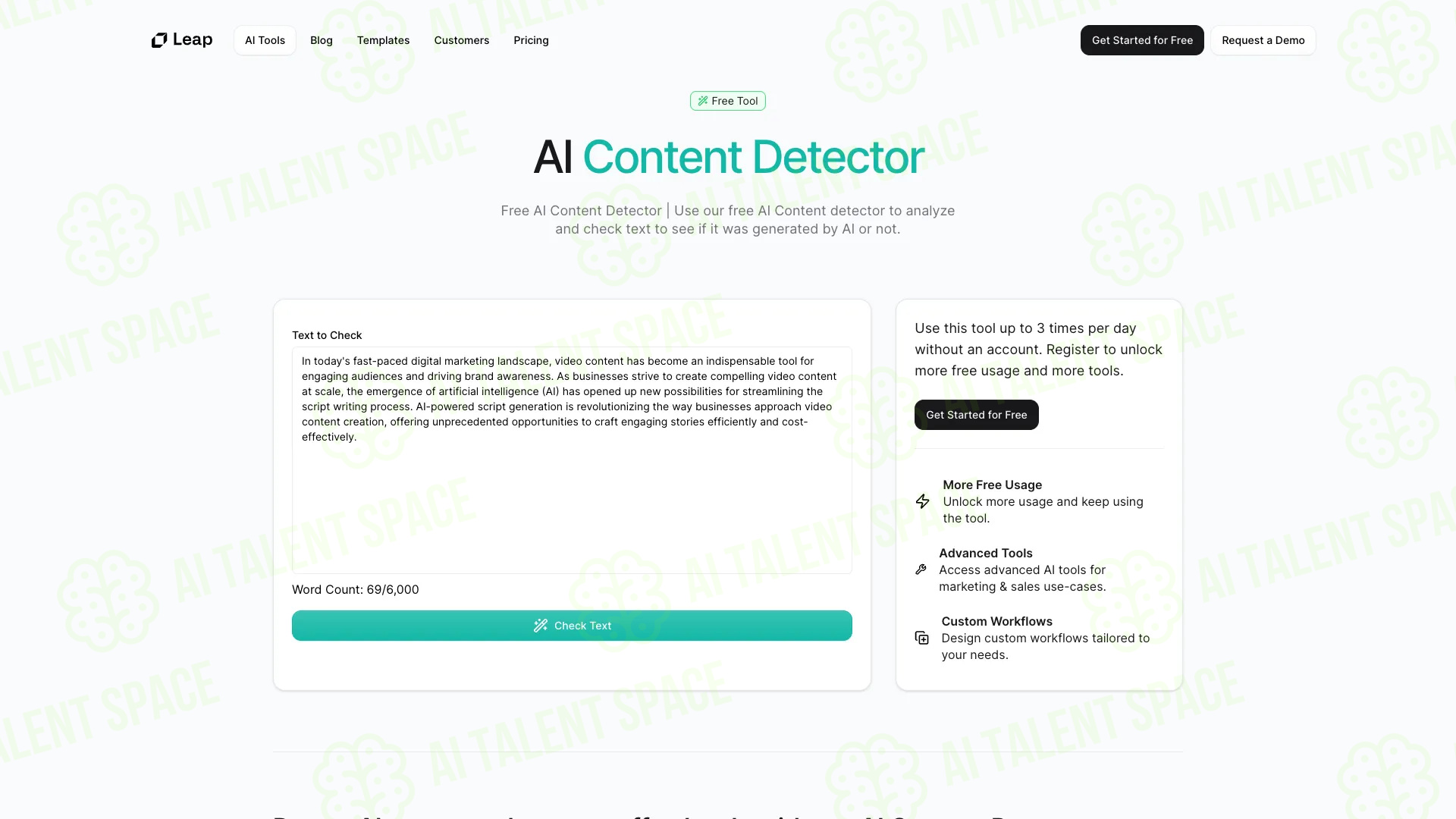 Free AI Content Detector - Image 3