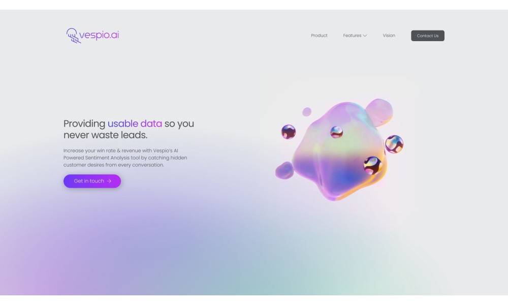 Vespio AI | Conversation Analysis and Sales Enablement Tool