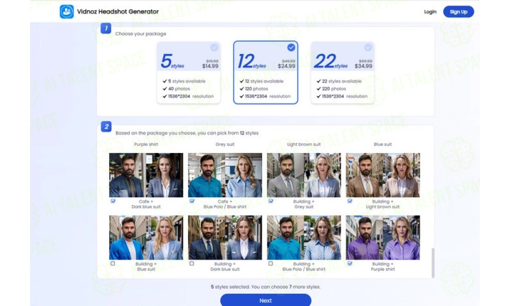 Vidnoz AI Headshot Generator - Image 2