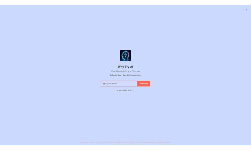 Why Try AI