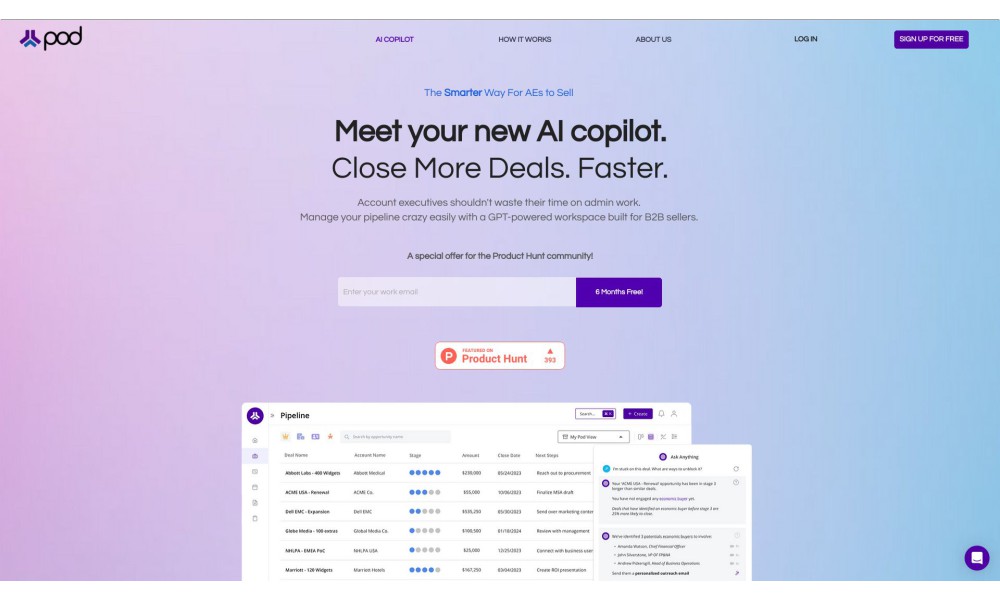 Pod - The AI Copilot for B2B Sellers