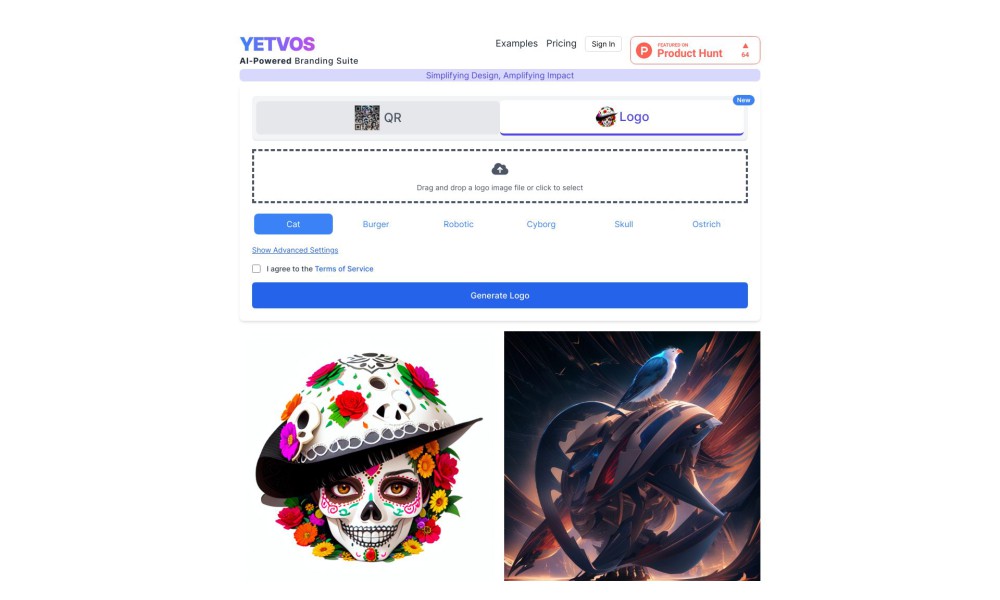 Yetvos - AI-Powered Branding Suite