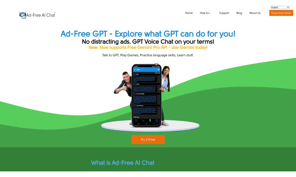 Ad-Free AI Chat