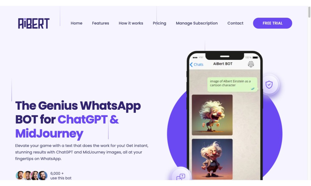 AiBERT: The Genius WhatsApp Bot for ChatGPT and Midjourney