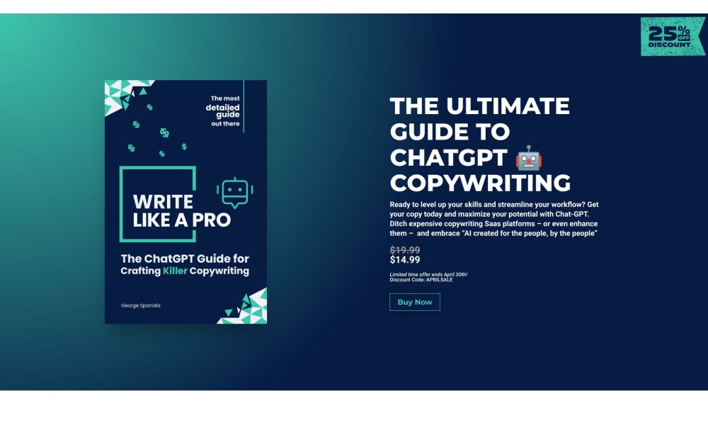 ChatGPT - The Ultimate Guide for Crafting Killer Copywriting