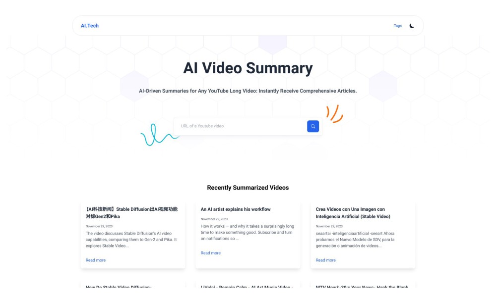 AI-Driven Summaries for Any YouTube Long Video