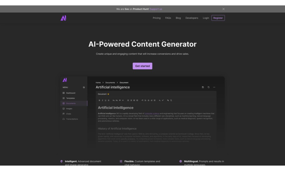 AI Writa - Free AI Writer - Text Generator & AI Copywriting Assistant
