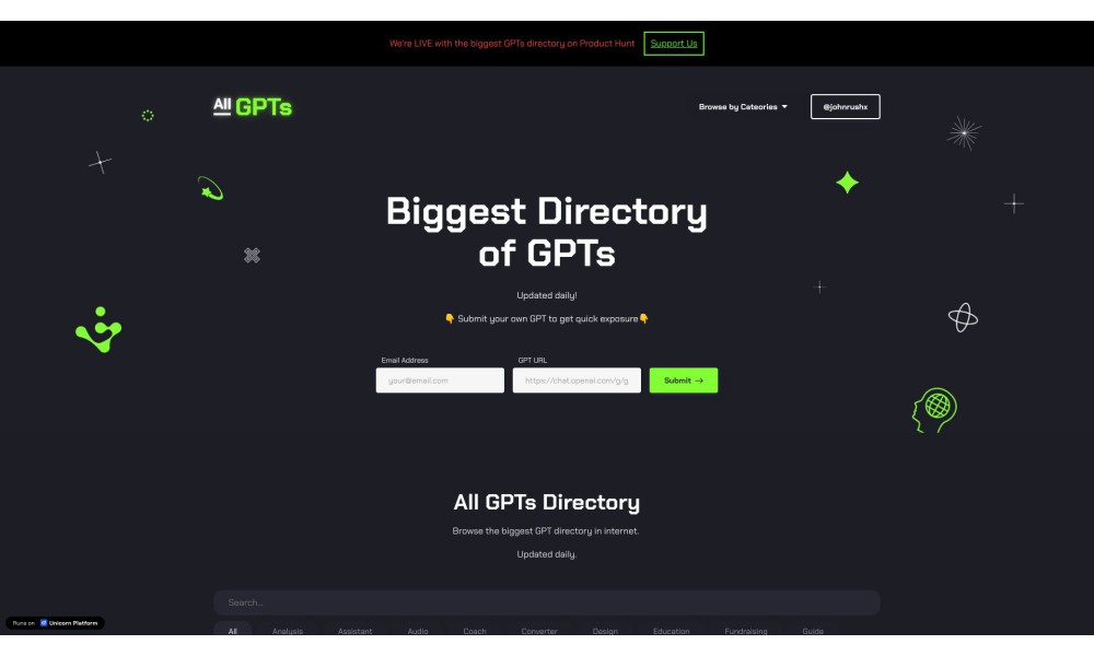 All GPTs Directory