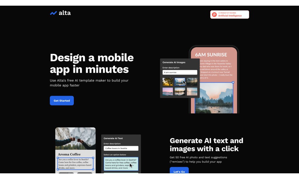 Alta - Build AI Powered Applications