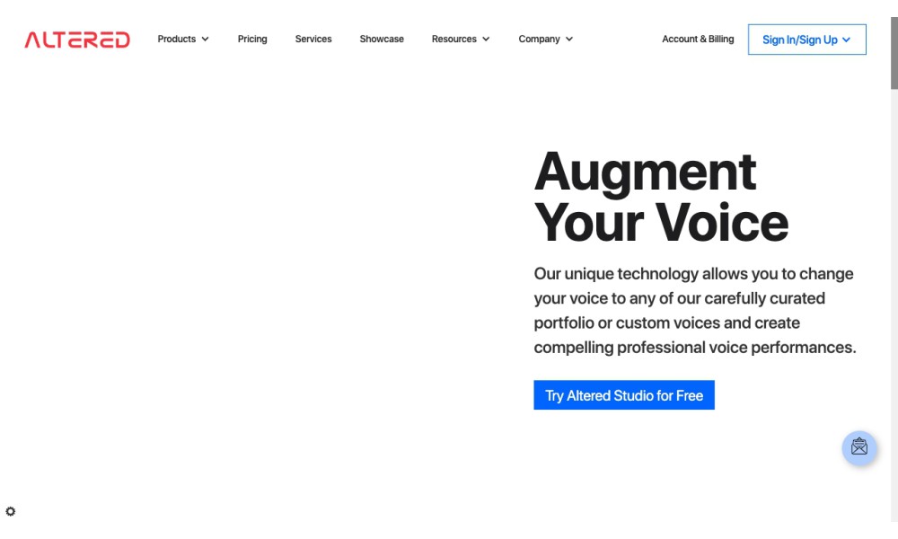 Altered | Professional AI Voice Changer Software and Services