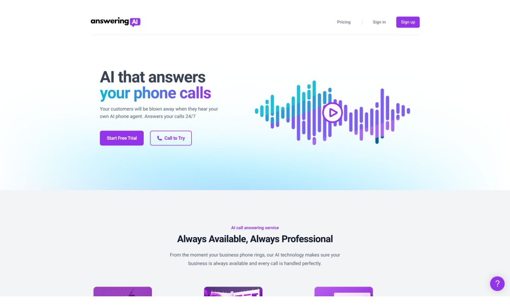 Answering AI