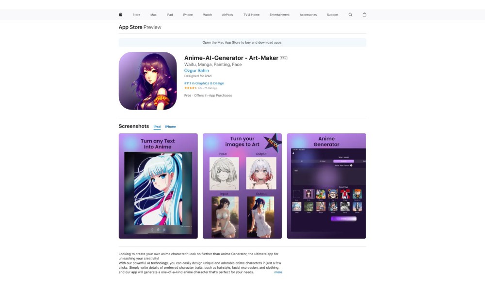 Anime Character Creator
