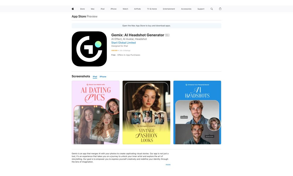 Gemix: AI Photo Generator