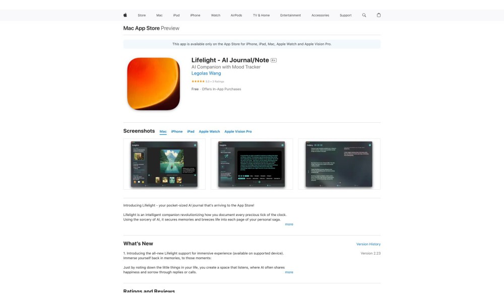 Lifelight App