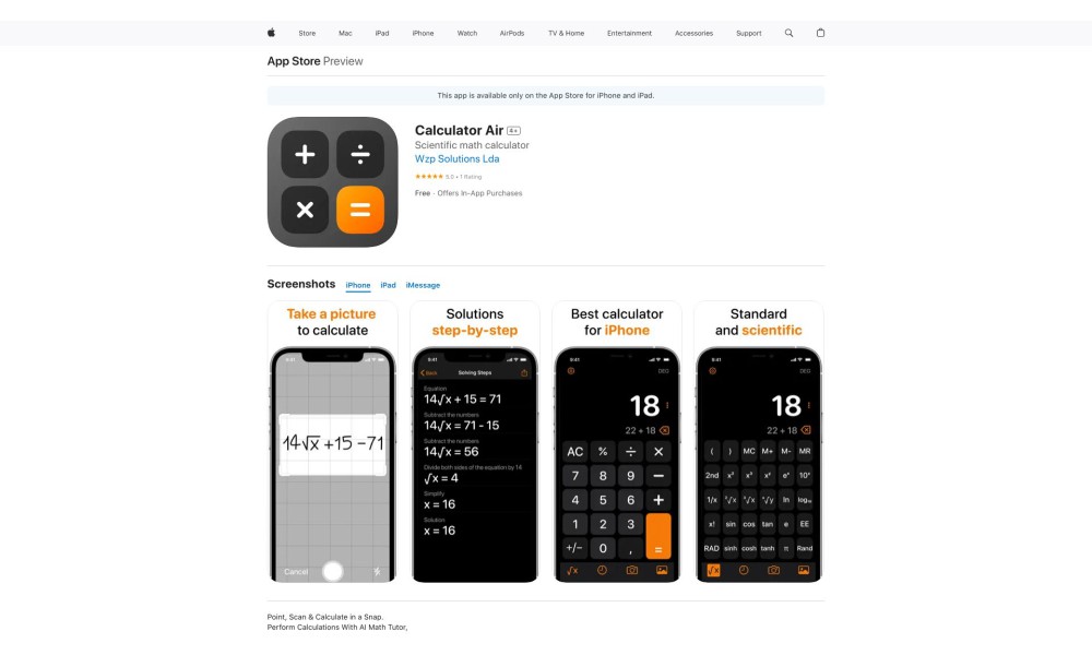Calculator Air
