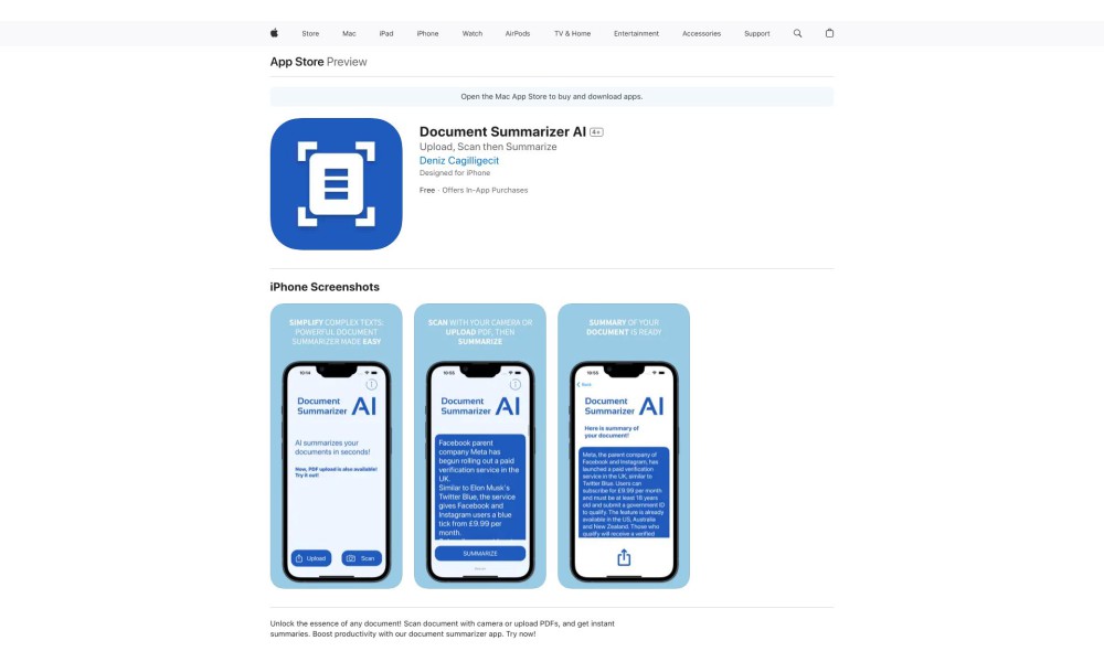 Document Summarizer AI