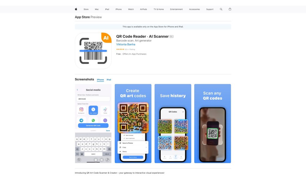 QR Code Scanner & Generator