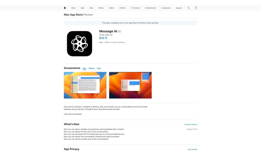 ChatGPT Cross Platform App