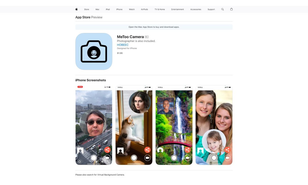 MeToo Camera