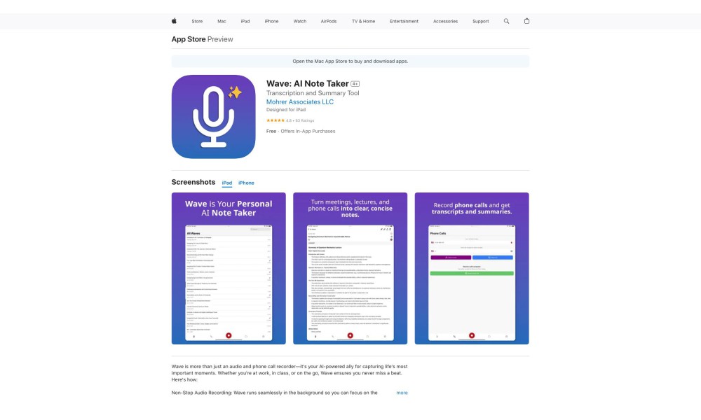 Wave: AI Note Taker