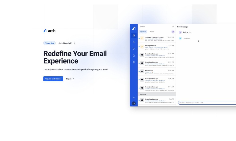 Arch Email Copilot