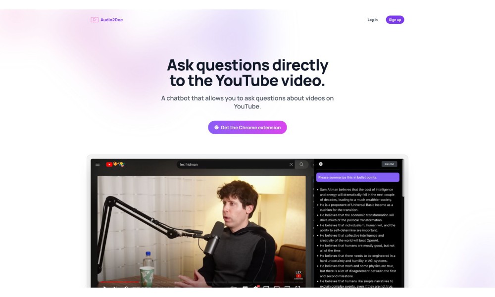 Audio2Doc